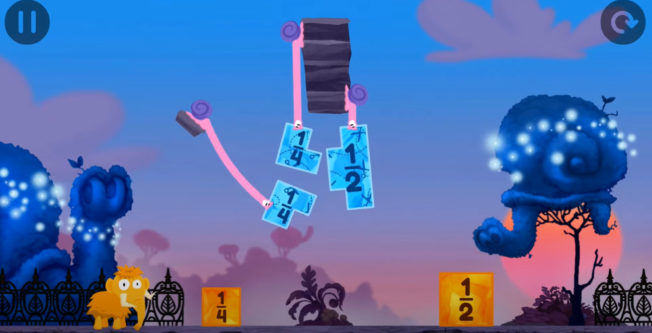 Slice Fractions 2 gameplay screenshot